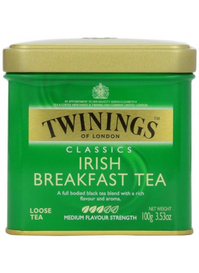 اشتري Twinings of London Irish Breakfast Loose Tea Tin, 3.53 Ounces في الامارات