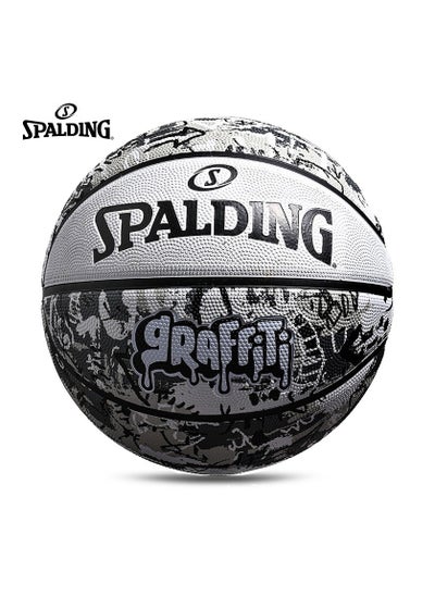 اشتري Rubber No.7 Graffiti Outdoor Flower Ball Cool Street Basketball في الامارات