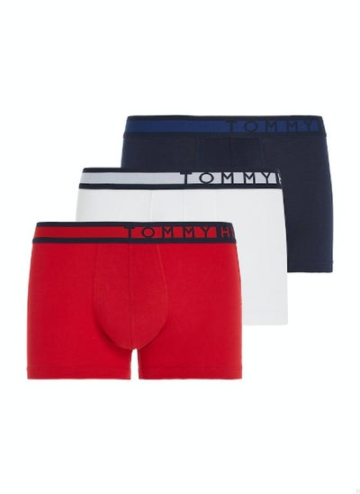 Buy Men's 3 Pack Trunks - Cotton, Multicolor in UAE