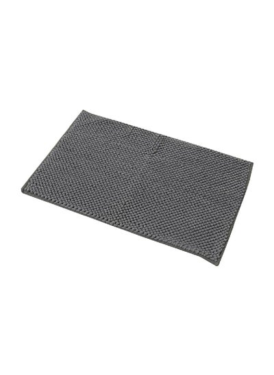 Buy Anti-Slip Microfiber Bathroom Mat with Balls Grey 50 x 80 cm 7744180 in Saudi Arabia