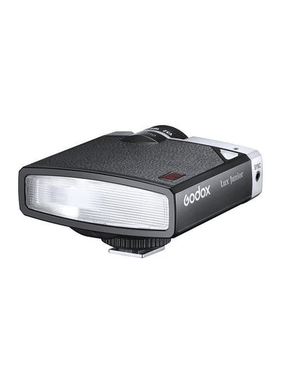 اشتري Godox Lux Junior 复古相机闪光灯 GN12 6000K 1/1-1/64 闪光灯功率 28mm black في الامارات
