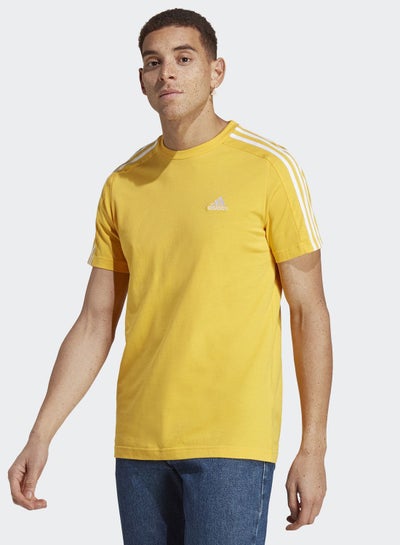 Buy 3 Stripe Essential Single Jersey T-Shirt in UAE