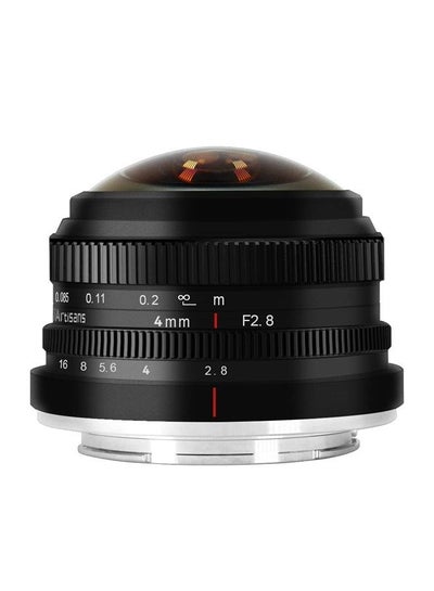Buy 4mm F2.8 Circular Fisheye Lens, 225° Ultra-Wide Angle of View, Compatible with APS-C Sony E-Mount Cameras a6400 a6300 a6100 a6000 a5100 a5000 a6500 a6600 Nex-3 Nex-3N Nex-3R Nex-5 Nex-7 in UAE