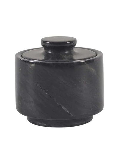 اشتري Elegant Handmade Black Marble Sugar Dispenser Kitchen Decor Salt and Pepper Shaker Dispenser في الامارات