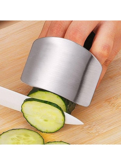 اشتري Stainless Steel Finger Protector Guard Chop Slice Knife Safe Kitchen Tool في مصر