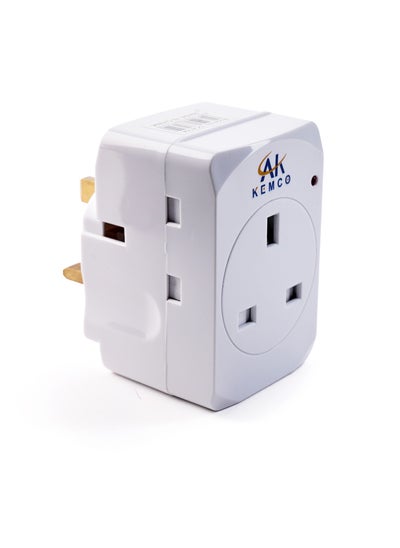 Buy 3 Way Multi Adapter Plug  for Home and Office AK-928L in UAE