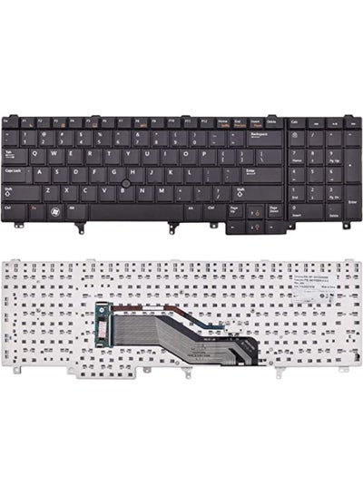 اشتري Replacement Keyboard without Pointer Compatible with Dell Latitude E5520 E5520m E5530 E6520 E6530 E6540 Precision M4600 M4700 M4800 M6600 M6700 Laptop US Layout في الامارات