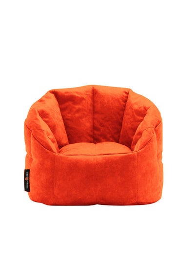 اشتري Luxury Fabric Beanbag Chair Orange في مصر