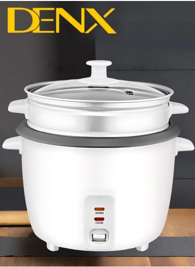 Buy Smart electric rice cooker | Dinex DX2002 Rice Steamer, 1 Liter, 400 Watt in Saudi Arabia