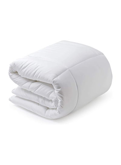 Buy Comfy White All Season Cotton King Size Duvet 220 X 240 Cm in UAE