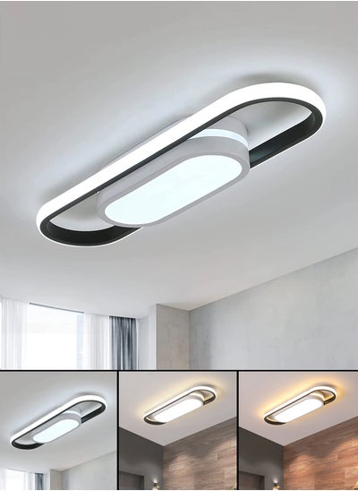 Buy Modern LED Ceiling Light Rectangular Dimmable 3500K-6500K in UAE