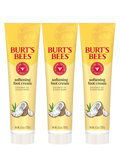 اشتري (Pack of 3) Burt's Bees Softening Foot Cream, 3x4.3 oz في الامارات