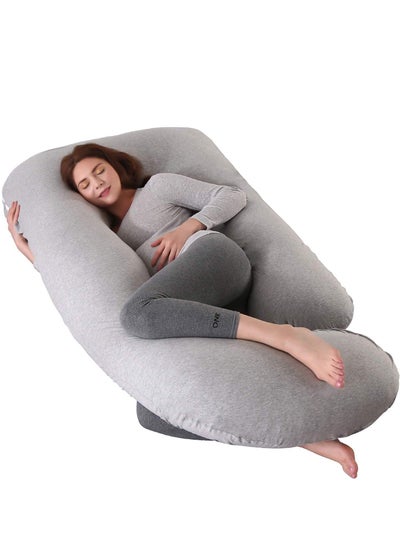 اشتري U-Shaped Pillow Full Body Support Pillow For Pregnant Women في الامارات