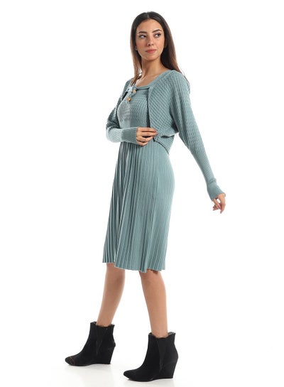 Buy WomenCasual Wool Short Dress 2 Pieces in Egypt