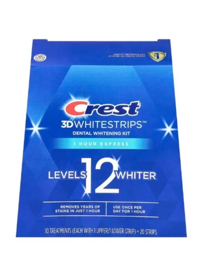 Buy Crest 3D Teeth Whitening Paste Kit  Whitening in an Hour  20 Pieces in Saudi Arabia