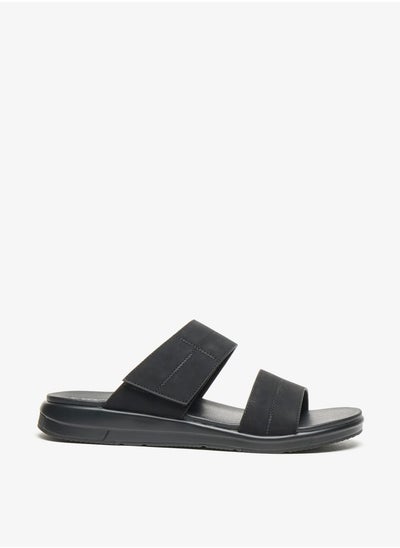 Buy Men Strappy Slip-On Sandals in Saudi Arabia