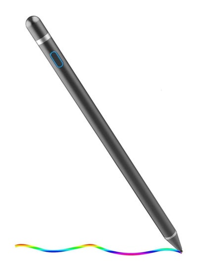 Buy Stylus Pen Digital Pencil Fine Point Active Pen for Touch Screens, Compatible with phone Tablets (Black) in UAE