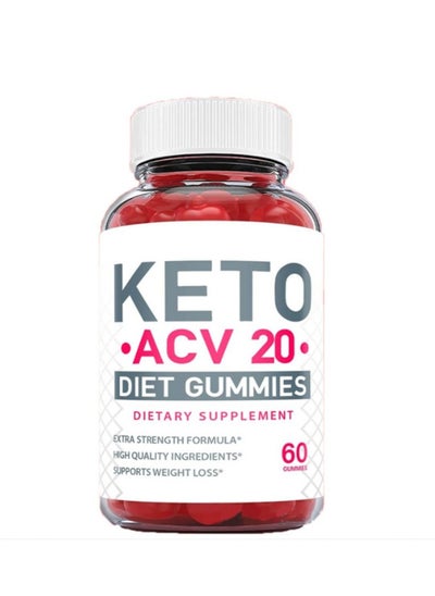 Buy Slim Detox Weight Loss Apple Cider fit Keto ACV 20 Gummies in Saudi Arabia