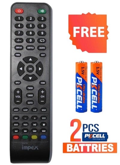 Buy Replacement Remote Control For Impex Smart Tv in Saudi Arabia