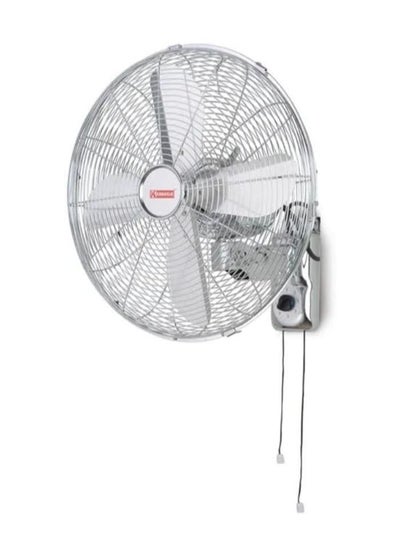 Buy Khaleegia K-W45 18" Stainless Steel Wall Mount Fan with 3-Speed Settings, 90-Degree Oscillation, Adjustable Tilt in UAE