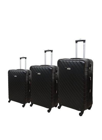 Buy Travel bags set of 3 pieces from New Travel, ABS 28/24/20 inch 4 wheels in Saudi Arabia