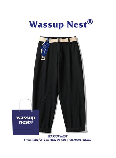 اشتري New WASSUP NEST Fashion Straight Casual Pants في السعودية