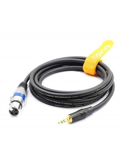 Buy XLR to 3.5mm (1/8 inch) Stereo Microphone Cable for Camcorders, DSLR Cameras, Computer Recording Device and More - 5ft in UAE