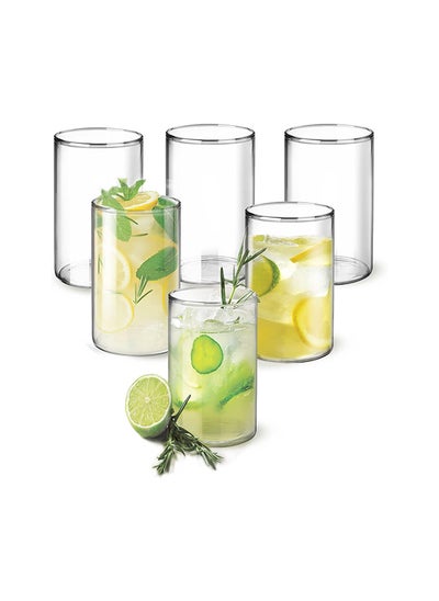 اشتري Treo By Milton Borosilicate Vector Tumbler 340 Ml - 1X6 في الامارات