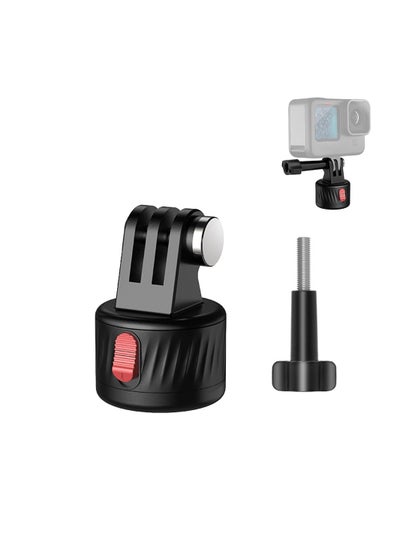 Buy Magnetic Suction Adapter Tripod Adapter Quick Release Base Mount Action Camera Accessories Screws Free with Magnetic Base Compatible with 11/10/9/8/7 Insta 360 AKASO DJI Action in UAE