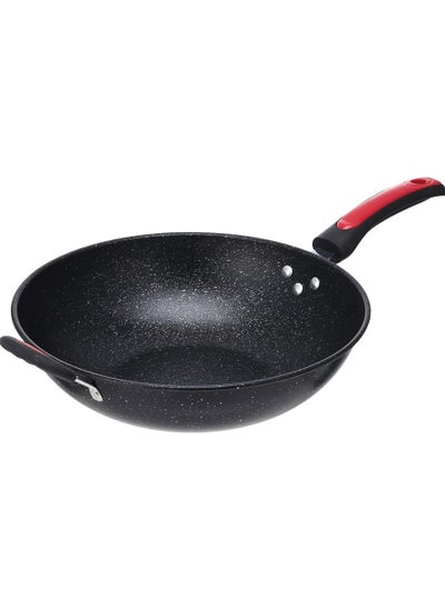 Buy 32cm granite deep frying pan with two handles in Egypt