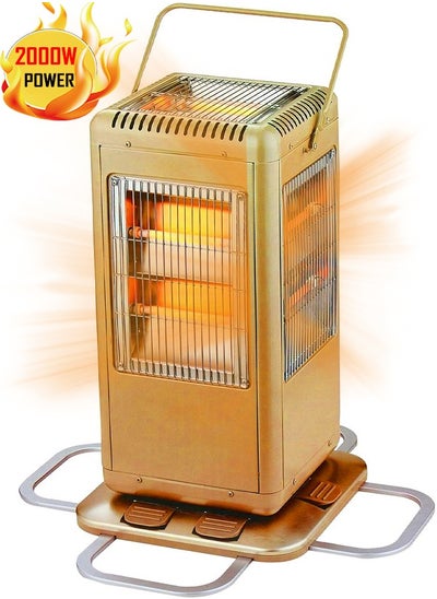 Buy Electric Heater 2000W and Heater 360 Degree Full Heating for Home Office Five Sided Warm Heater in Saudi Arabia