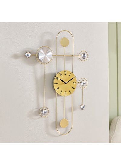 Buy Espiri Metal Decorative Wall Clock 37 x 57 x 4 cm in UAE