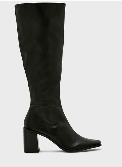 Buy Mid Heel Knee Boots in UAE