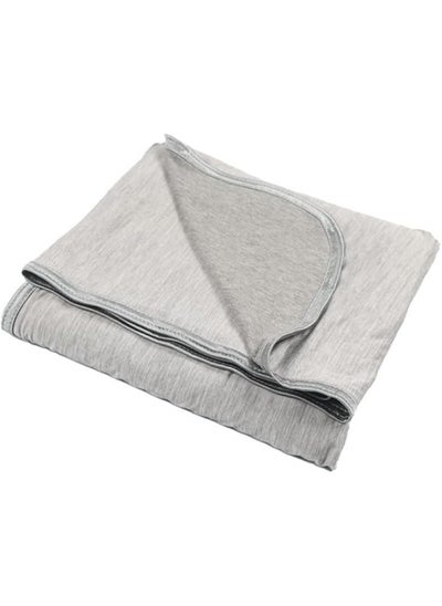 Buy Cool Summer Blanket Thin Lightweight Cooling Blanket Cuddly Blanket Made of Cooling Fiber + 100% Bamboo Fibers, Living Blanket, Sofa Blanket, Travel Blanket, Sofa Blanket in Saudi Arabia