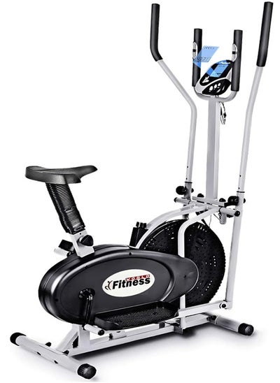 Buy Orbitrac exercise bike, an elliptical exercise bike equipped with a smart LCD screen to measure the pulse from the hand in Saudi Arabia