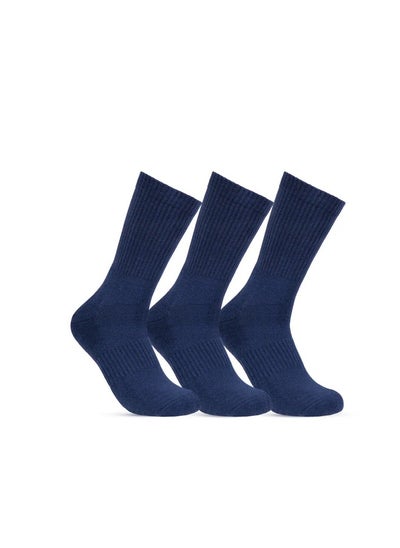 Buy STITCH Men's Pack of 3 Half Terry Long Casual Socks in Egypt