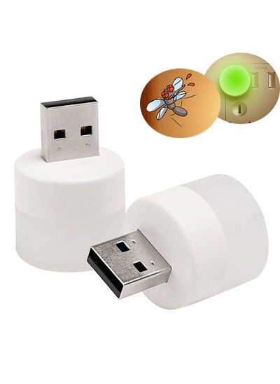 Buy 2PCS Mosquito Repellent Night Light, Usb Interface Mini Light, Car Home Mother And Child Eye Protection Night Light, Mosquito Repellent Yellow Green Light New in UAE