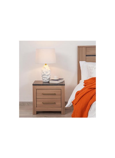 Buy Porto Nightstand With 2 Drawer in UAE