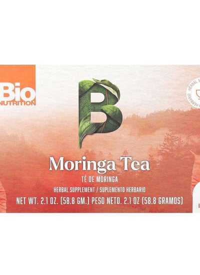 اشتري Moringa Tea Caffeine Free 30 Tea Bags 2.1 oz (58.8 g) في الامارات