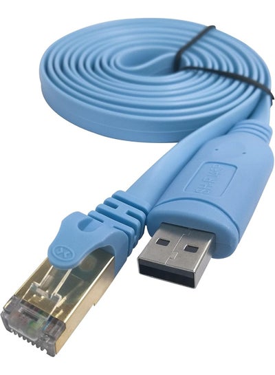 Firewall Usb Cable USB to RJ45 Console Cable 1.8M/5.9FT, Professional RJ45 to USB ...