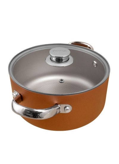 اشتري Prestige Ultra 24Cm/5.2L/5.5Qt Casserole With Glass Lid And Pan Holder في الامارات