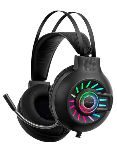 Buy Gaming Headset GH-605 Wired Stereo Gaming Headset with RGB Backlight Wired Gaming Headphone with Clear Microphone for PS5 PS4 PC in Egypt