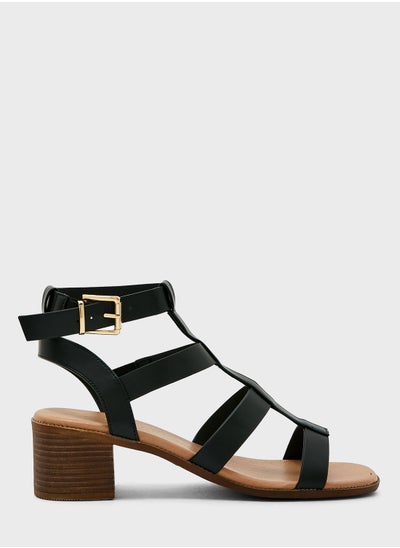 Buy Pabs Ankle Strap High Heel Sandals in Saudi Arabia