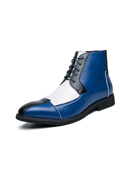 اشتري New Men's Casual Leather Boots في السعودية