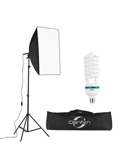 Buy Photography Softbox Lighting Kit with 135W Bulb Softbox and Carry bag in UAE