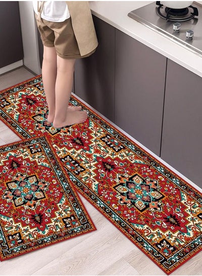 اشتري 2-Piece Kitchen Rugs Mats في السعودية