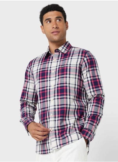 Buy Checked Slim Fit Shirt in UAE