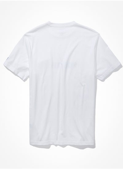 Buy AE Super Soft Slub Pocket Graphic T-Shirt in UAE