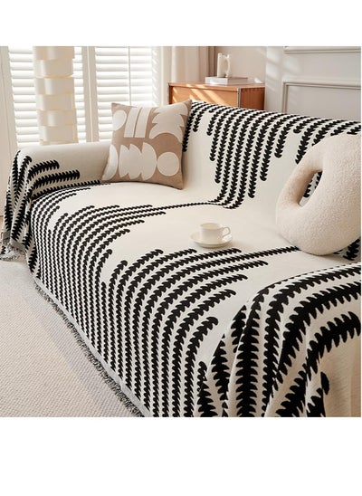 Buy Comfort Sofa Cover, Chenille Sofa Cover, Tassel Pattern Sofa cover, Washable Sofa Blanket, Sofa Bed Cover for Sofas Sofa Beds Home Interiors in Saudi Arabia