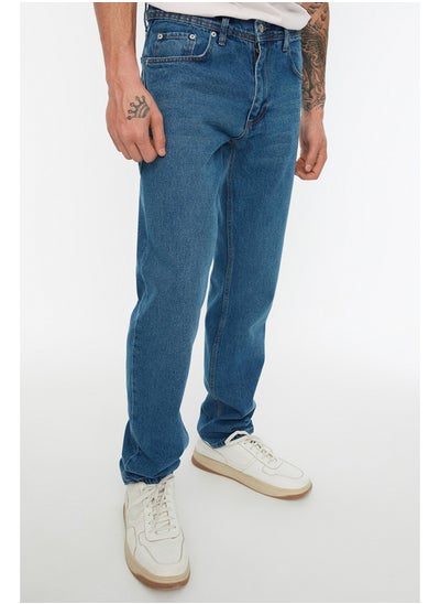 Buy Indigo Men's Straight Fit Jeans in Egypt